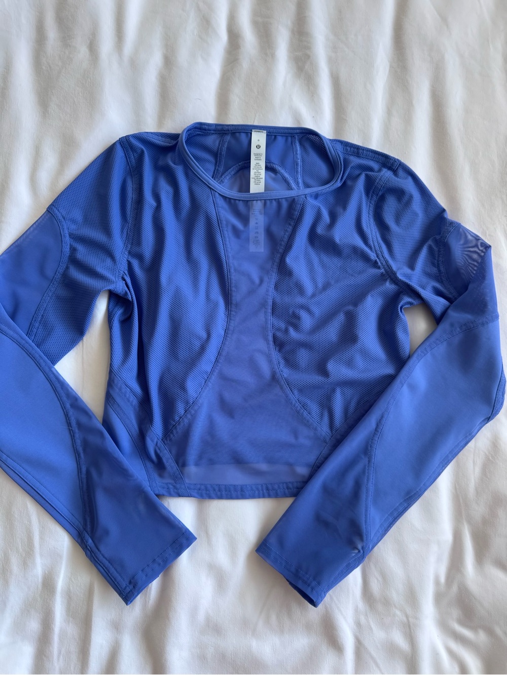 Lululemon Mesh Panelled Training Long-Sleeve Shirt